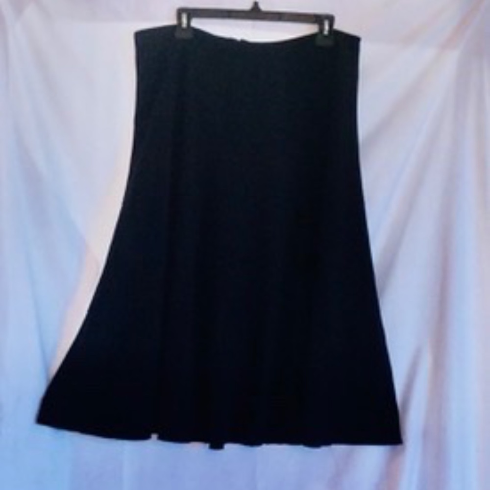 Premise Studio Black A-Line Skirt